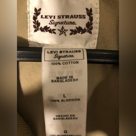 Levi Strauss Signature Tan Corduroy Jacket, great condition. Size L - Picture 3 of 5